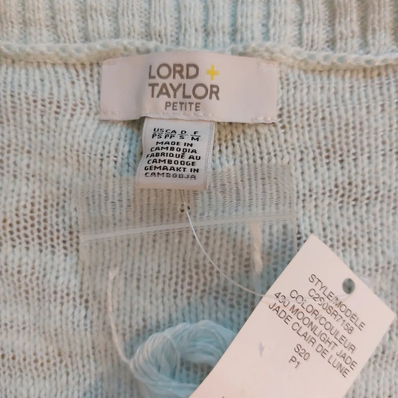 Lord and taylor petite knit sweater nwt  size PS - Picture 4 of 5